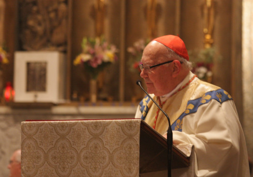 Mass for the Solemnity of the Immaculate Conception was celebrated by His Eminence William Cardinal Levada ('62, C '69).